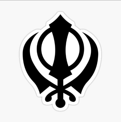 Khanda Sikh symbol Sikhism sticker